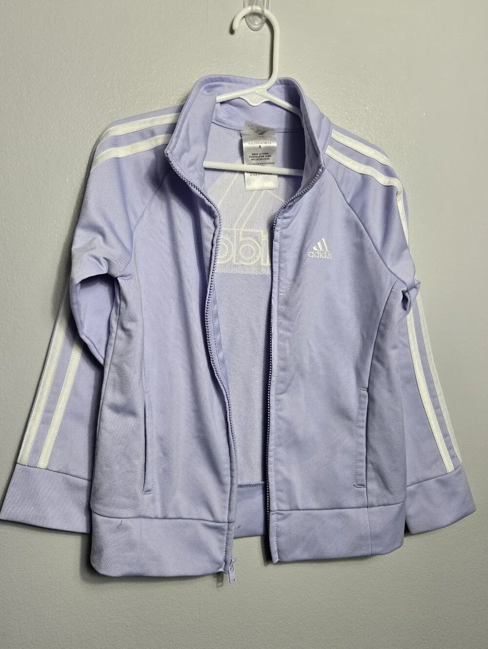 adidas girls lilac